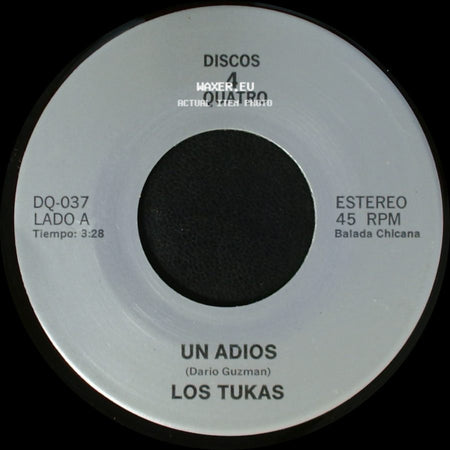 Los Tukas / Polo - Un Adios / El Ultimo Beso "Last Kiss" side A