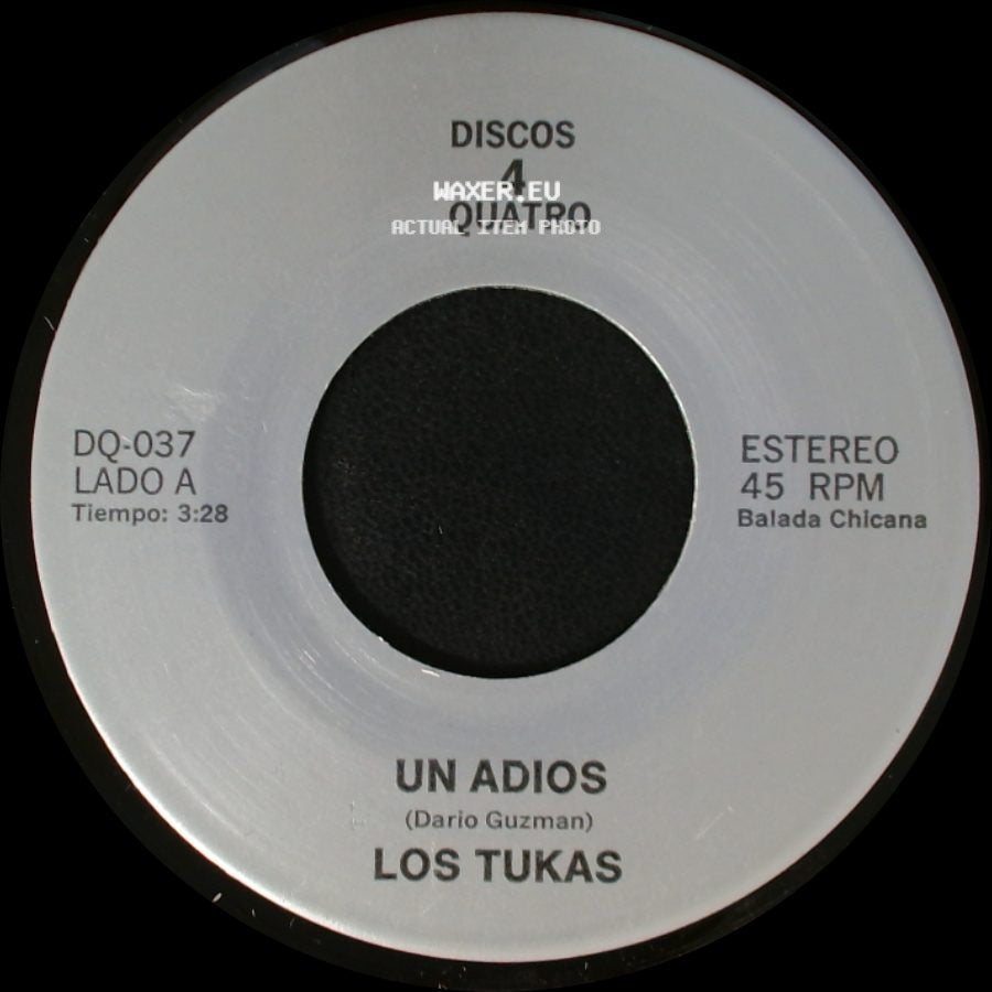 Los Tukas / Polo - Un Adios / El Ultimo Beso "Last Kiss" side A