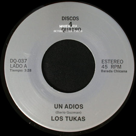 Los Tukas / Polo - Un Adios / El Ultimo Beso "Last Kiss" side A