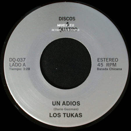 Los Tukas / Polo - Un Adios / El Ultimo Beso "Last Kiss" side A