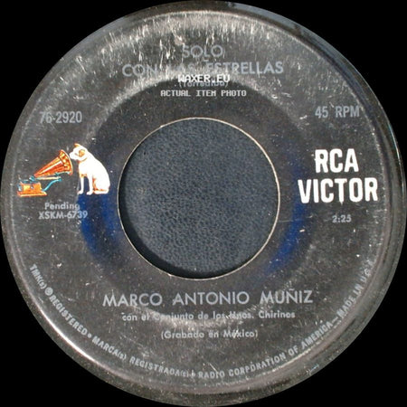 Marco Antonio Muniz - Solo Con Las Estrellas / Desilusión side A