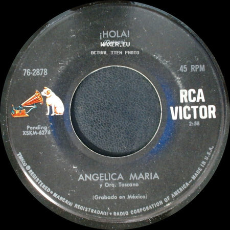 Angelica Maria / Angelica Maria Y Orq. De Chucho Ferrer - ¡Hola! / La Paloma Balada side A