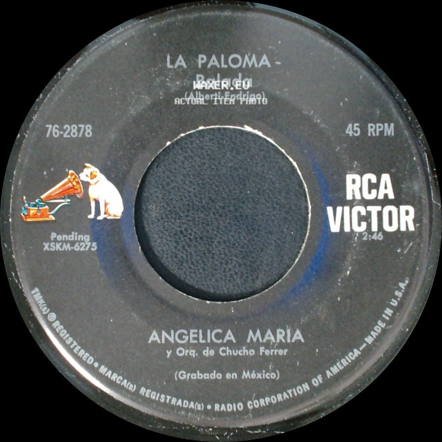 Angelica Maria / Angelica Maria Y Orq. De Chucho Ferrer - ¡Hola! / La Paloma Balada side B