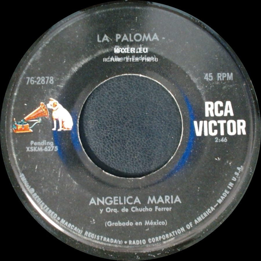 Angelica Maria Y Orq. De Chucho Ferrer / Angelica Maria Y Orq. Toscano - La Paloma - Balada / Hola! side A