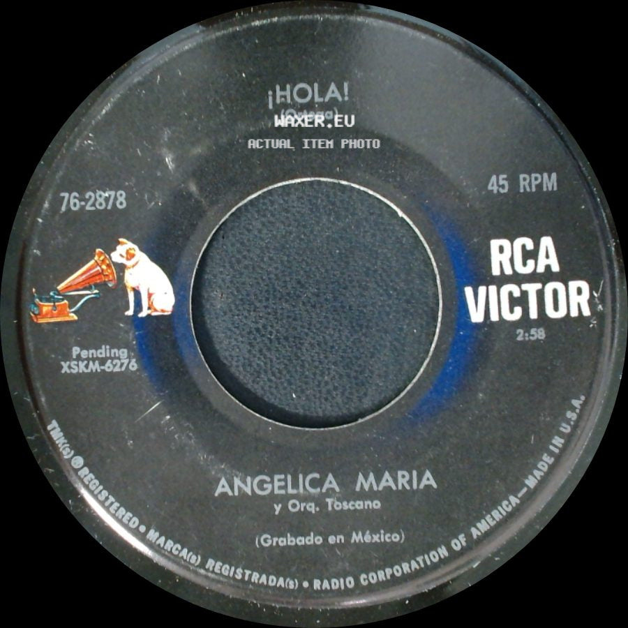Angelica Maria Y Orq. De Chucho Ferrer / Angelica Maria Y Orq. Toscano - La Paloma - Balada / Hola! side B