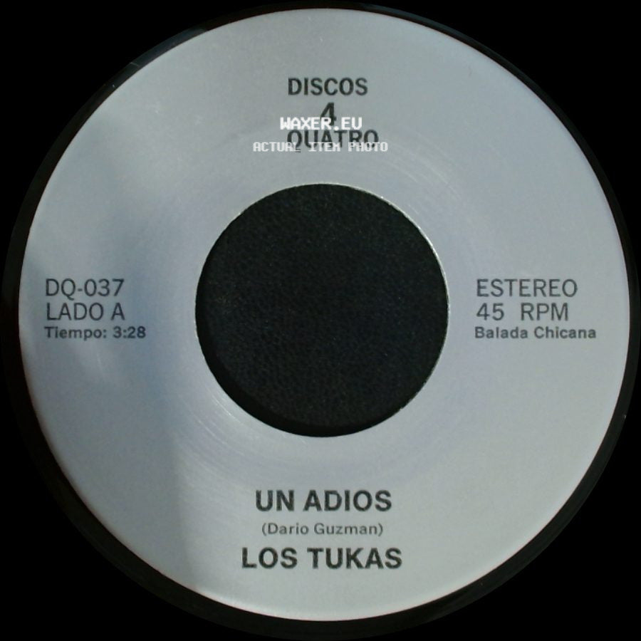 Los Tukas / Polo - Un Adios / El Ultimo Beso "Last Kiss" side A