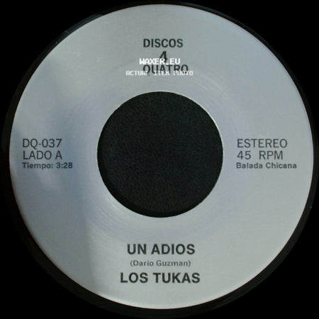 Los Tukas / Polo - Un Adios / El Ultimo Beso "Last Kiss" side A