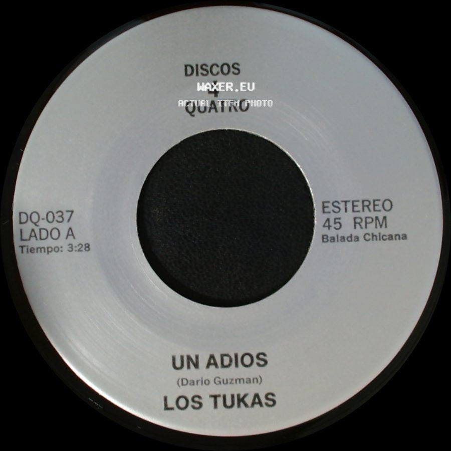 Los Tukas / Polo - Un Adios / El Ultimo Beso "Last Kiss" side A