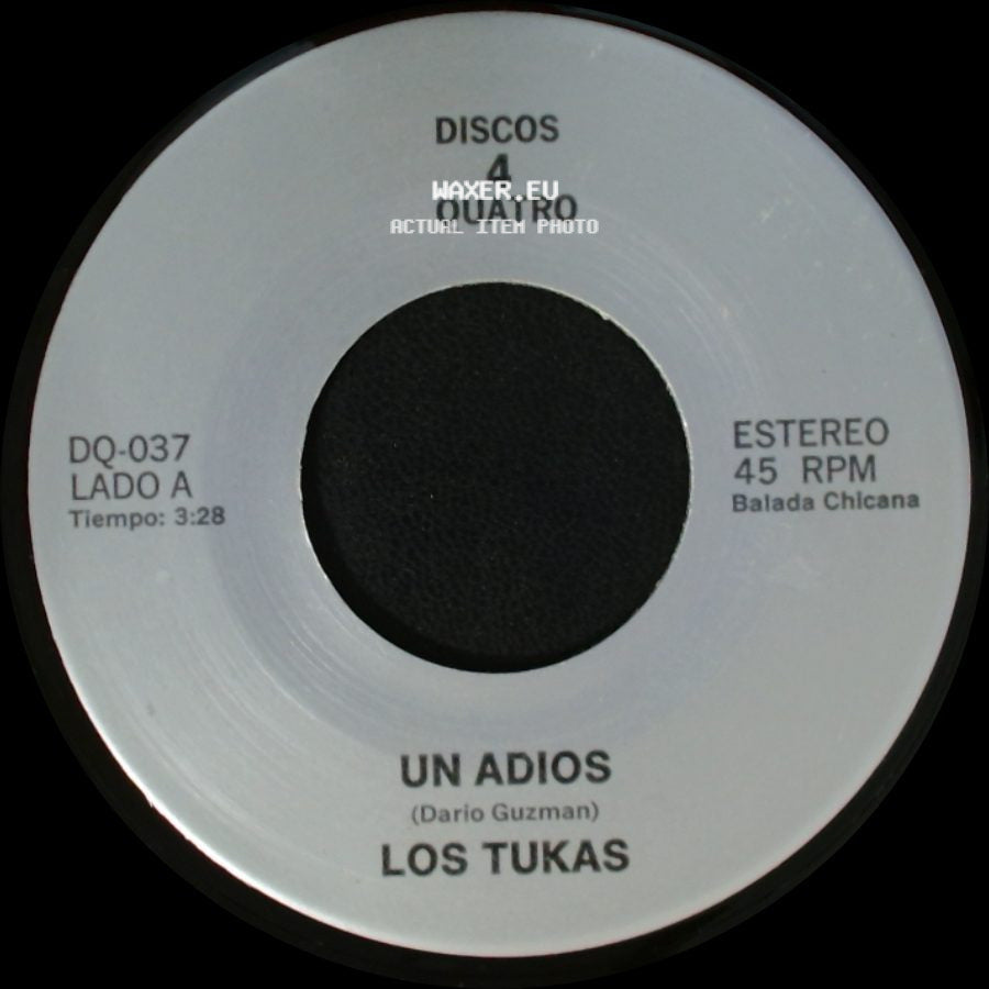 Los Tukas / Polo - Un Adios / El Ultimo Beso "Last Kiss" side A