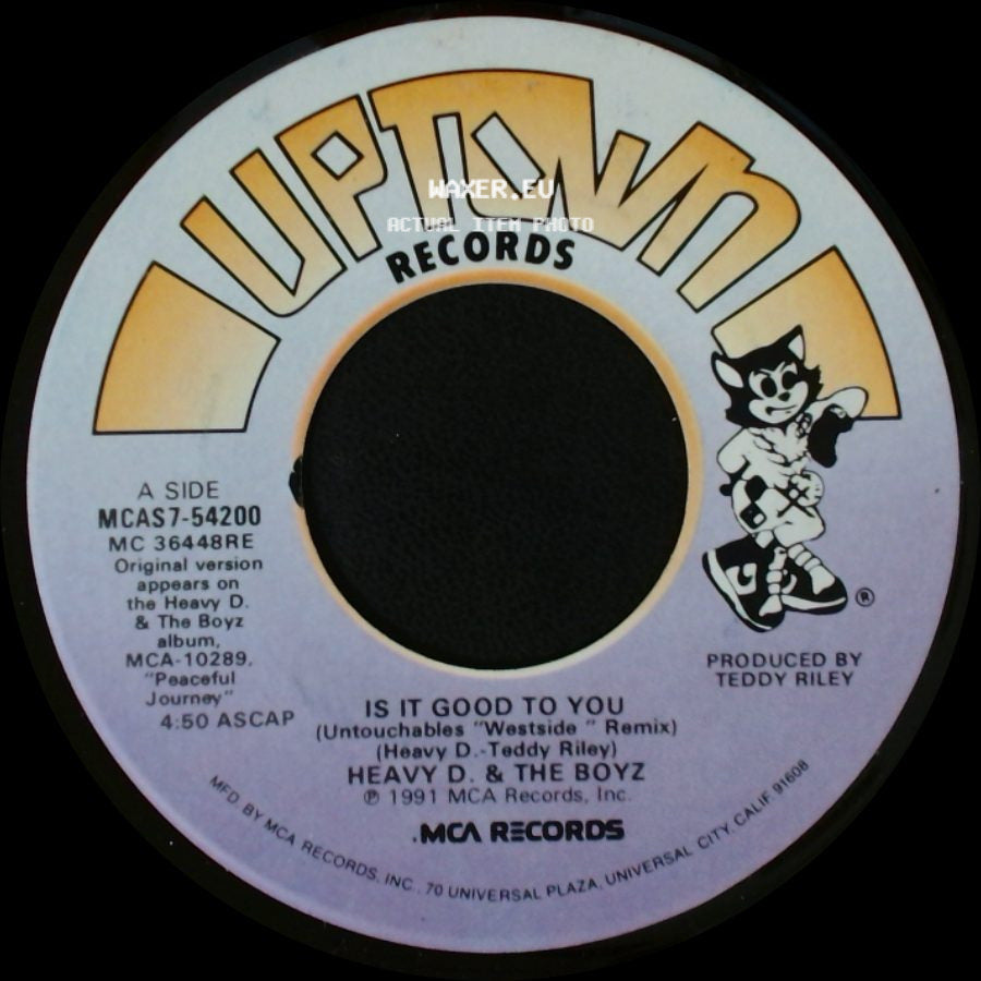 Heavy D. & The Boyz - Is It Good To You / Is It Good To You side A