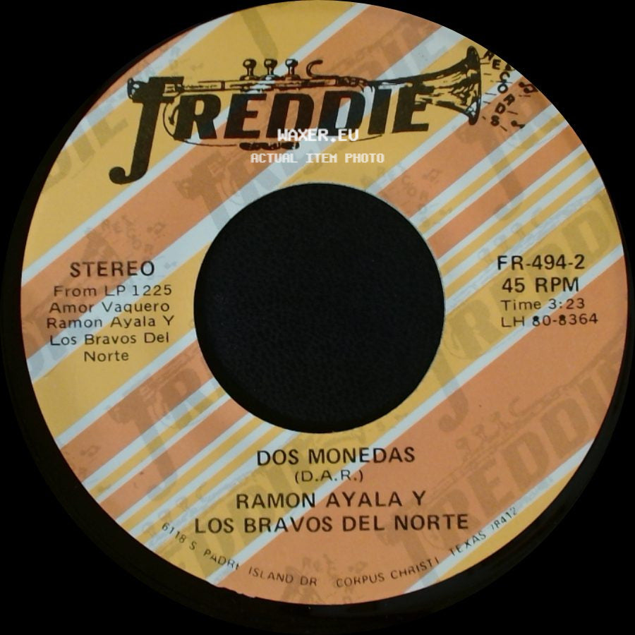 Ramon Ayala Y Los Bravos Del Norte - Dos Monedas / Amor Vaquero side A