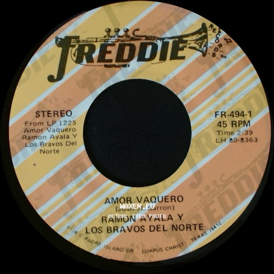Ramon Ayala Y Los Bravos Del Norte - Dos Monedas / Amor Vaquero side B