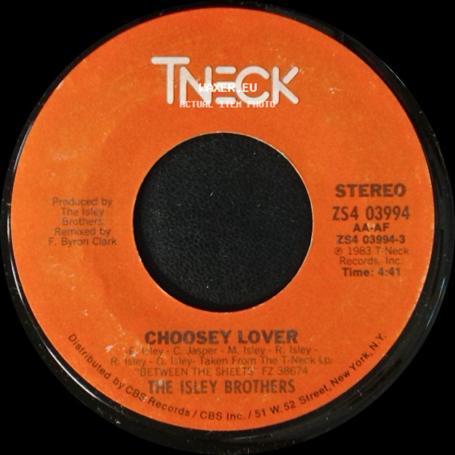 The Isley Brothers - Choosey Lover / Choosey Lover (Instrumental Version) side A