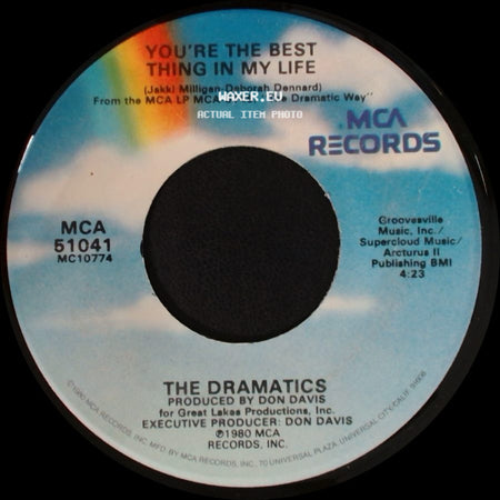 The Dramatics - (We Need More) Loving Time / You're The Best Thing In My Life side B