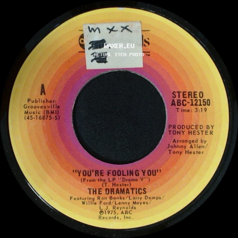The Dramatics - I'll Make It So Good / You're Fooling You side B