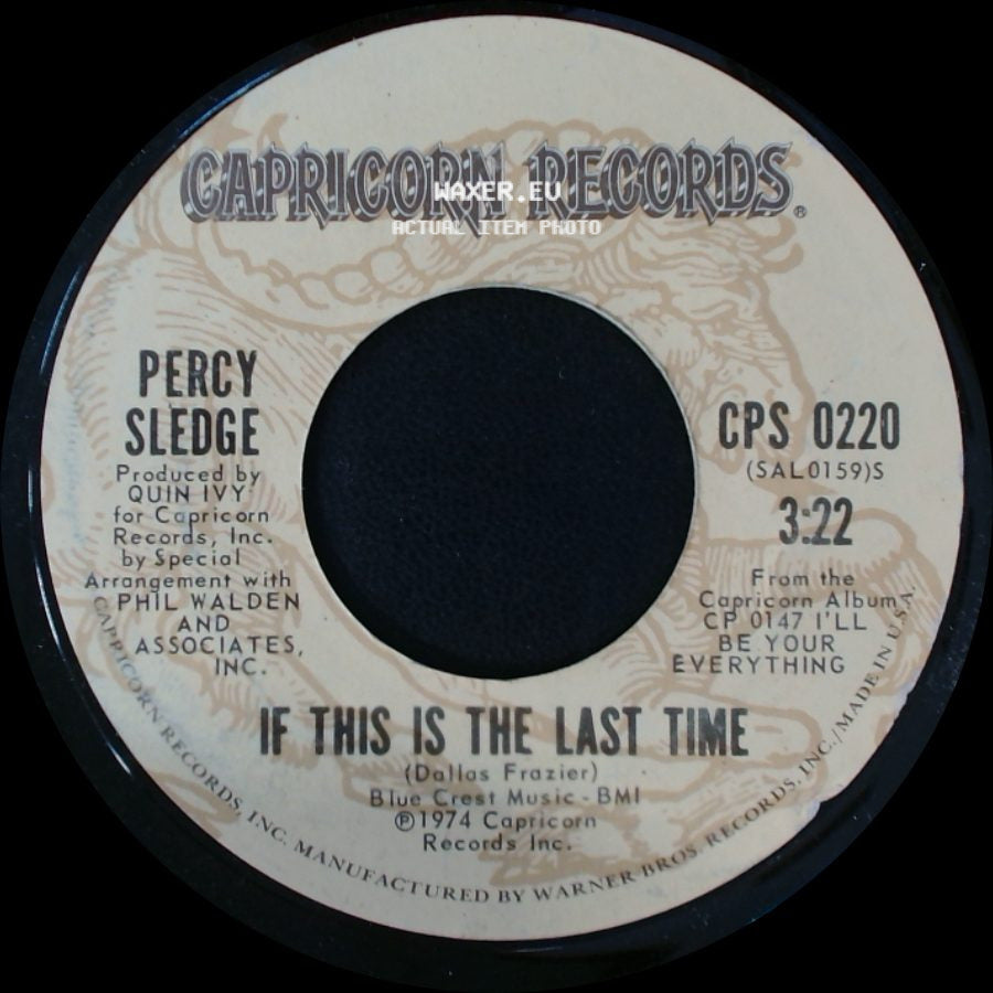 Percy Sledge - If This Is The Last Time / Behind Closed Doors side A