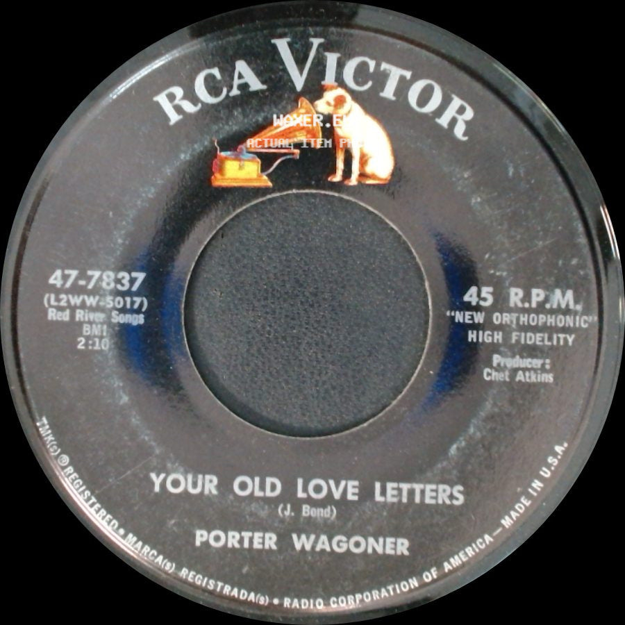 Porter Wagoner - Heartbreak Affair / Your Old Love Letters side B