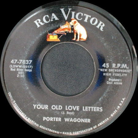 Porter Wagoner - Heartbreak Affair / Your Old Love Letters side B