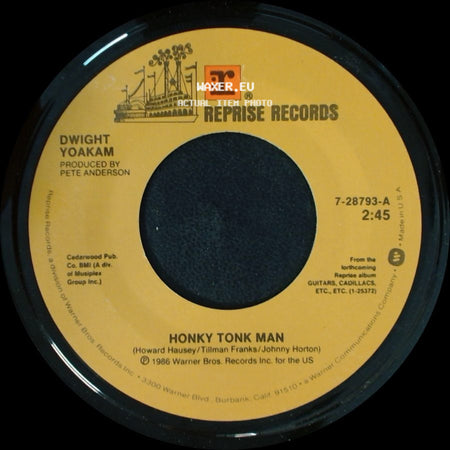 Dwight Yoakam - Miner's Prayer / Honky Tonk Man side B