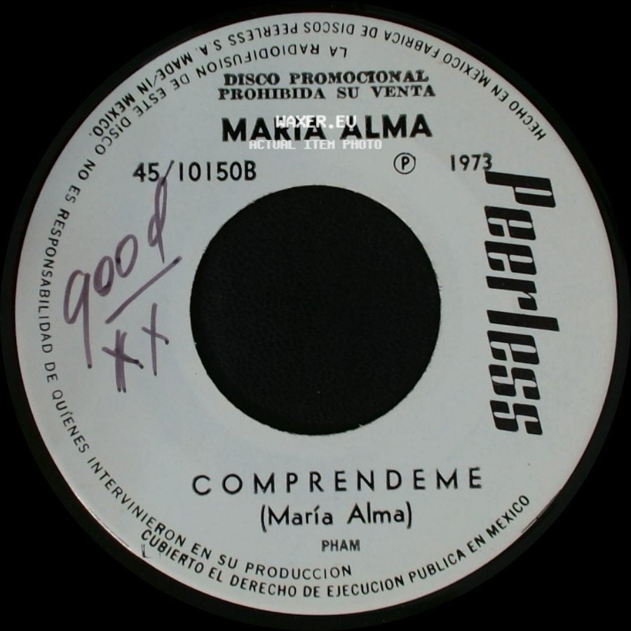 Manolita Arreola / Maria Alma - Amor Perdido / Comprendeme side B