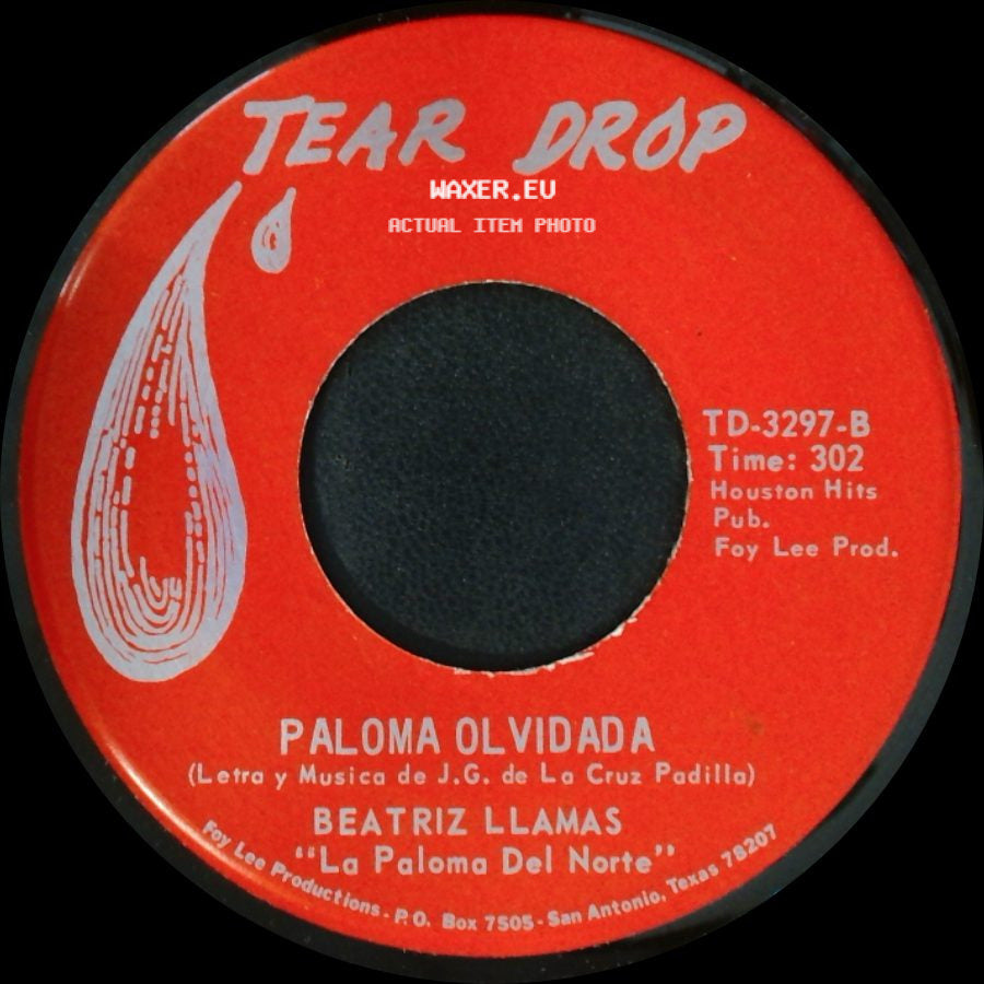 Beatriz Llamas - Paloma Olvidada / Voy A Rifar Mi Corazon side A