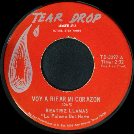 Beatriz Llamas - Paloma Olvidada / Voy A Rifar Mi Corazon side B