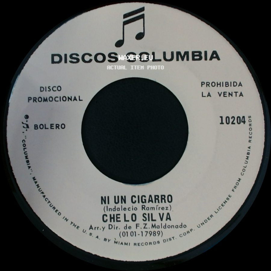 Chelo Silva - Ya Lo Vivi Con Otro / Ni Un Cigarro side B