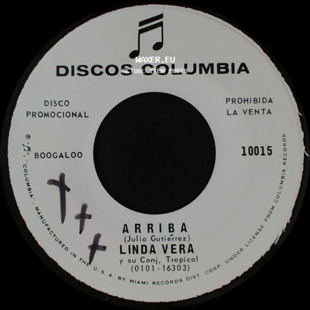 Linda Vera Y Su Conj. Tropical - Arriba / Es Que Estas Enamorado side A