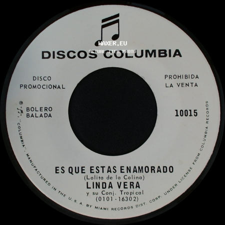 Linda Vera Y Su Conj. Tropical - Arriba / Es Que Estas Enamorado side B