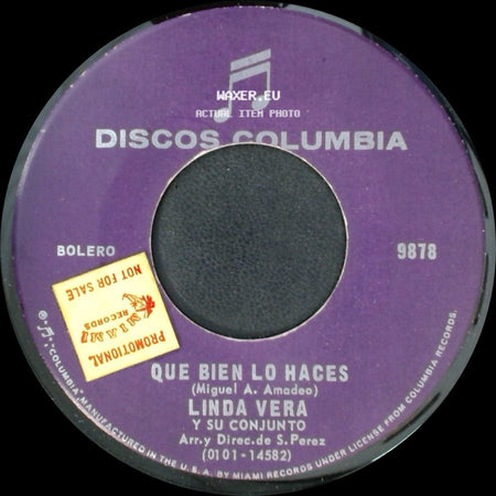 Linda Vera Y Su Conjunto - Que Bien Lo Haces / Acapulco side A