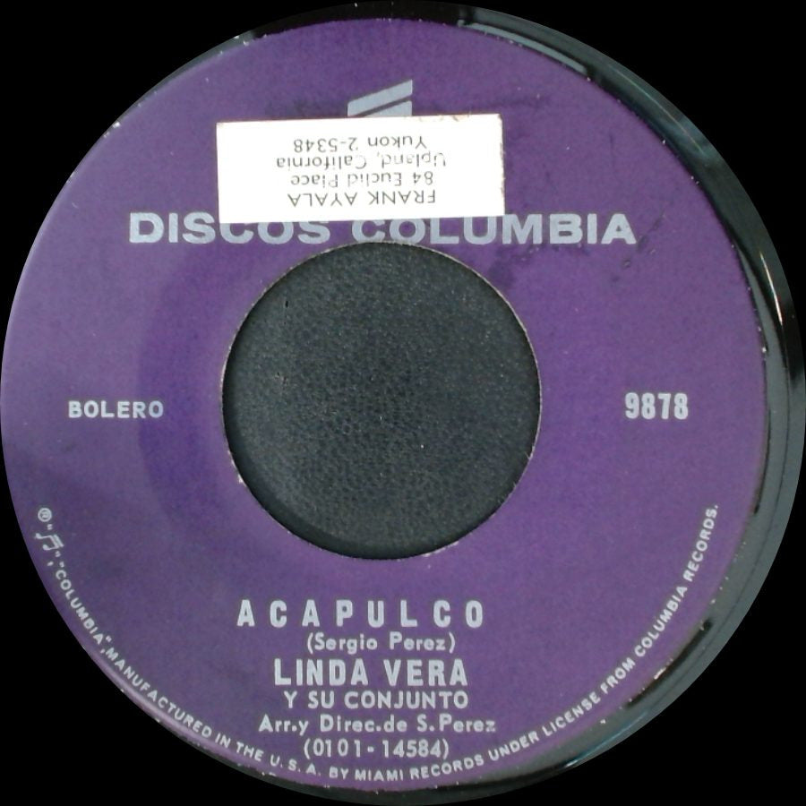 Linda Vera Y Su Conjunto - Que Bien Lo Haces / Acapulco side B