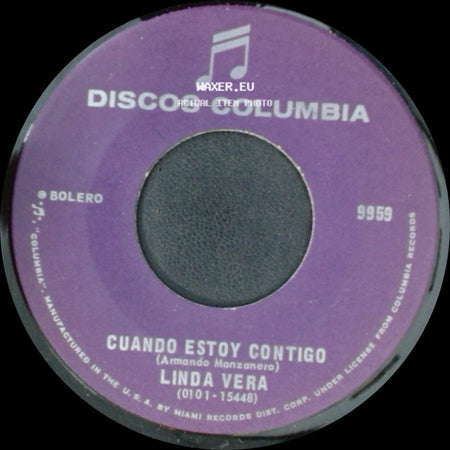 Linda Vera - Cuando Estoy Contigo / Adoro side A