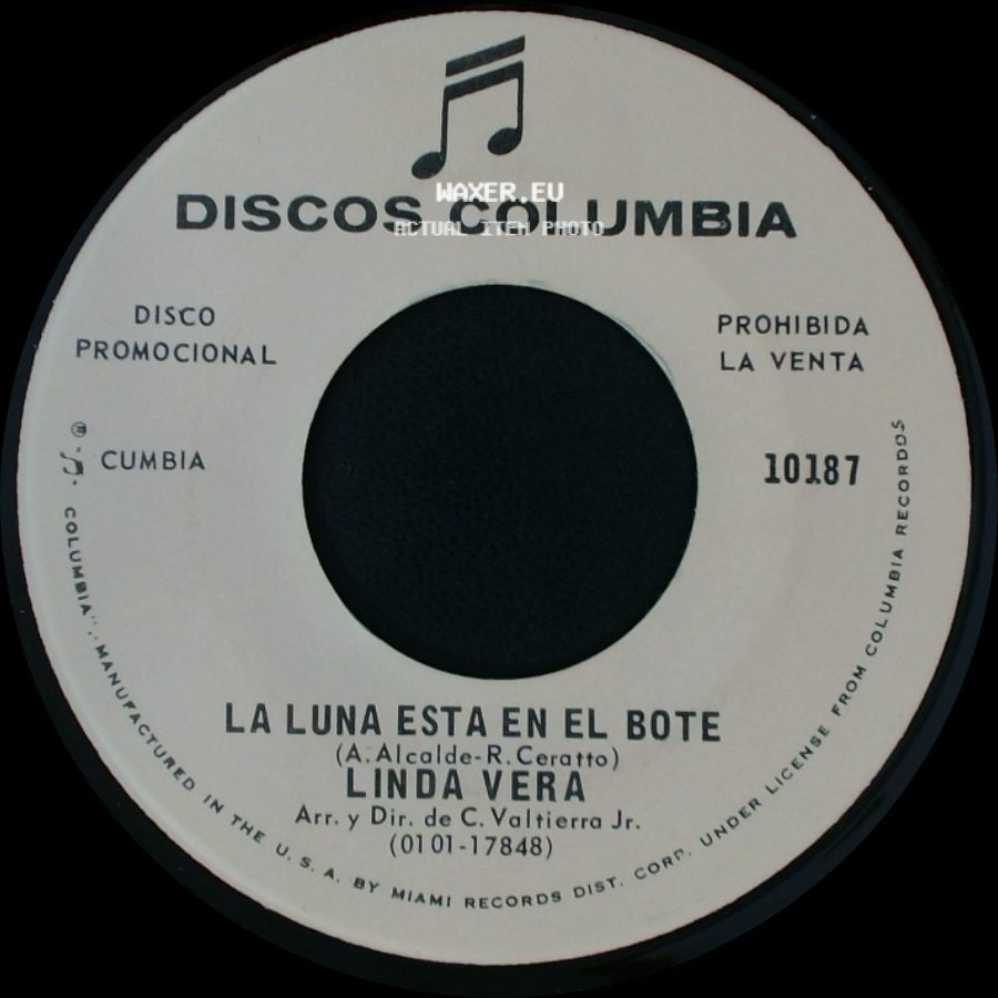 Linda Vera - Las Pilanderas / La Luna Esta En El Bote side B