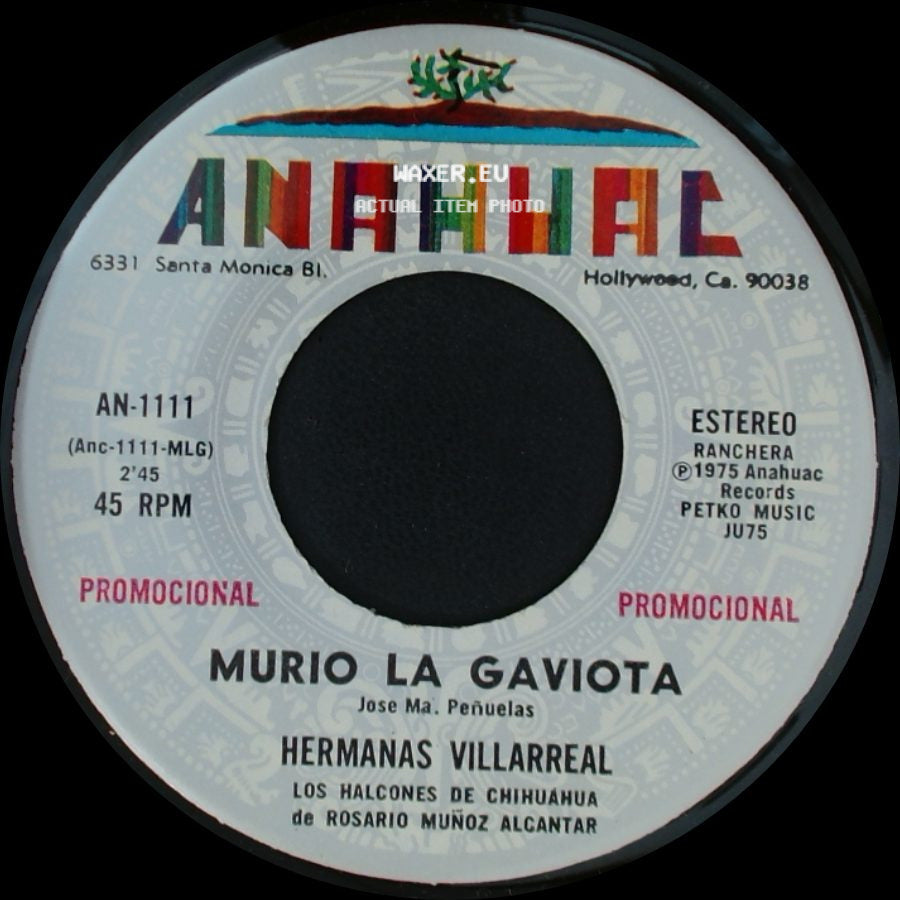 Hermanas Villarreal - Murio La Gaviota / A Todo Sinaloa side A