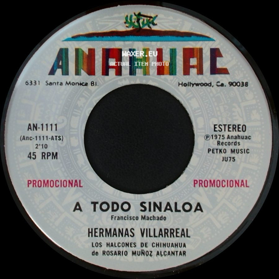 Hermanas Villarreal - Murio La Gaviota / A Todo Sinaloa side B
