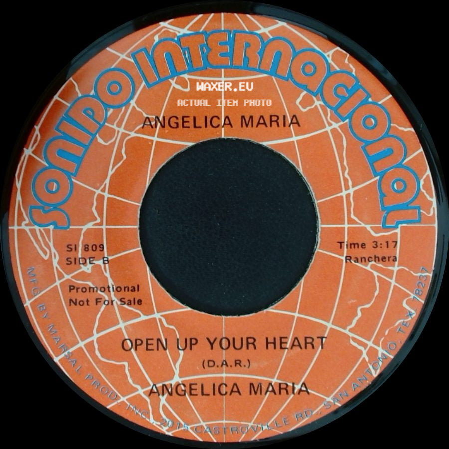 Angelica Maria - Tonto / Open Up Your Heart side B