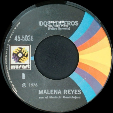 Malena Reyes / Malena Reyes Con El Mariachi Guadalajara - Un Año Más / Dos Luceros side B