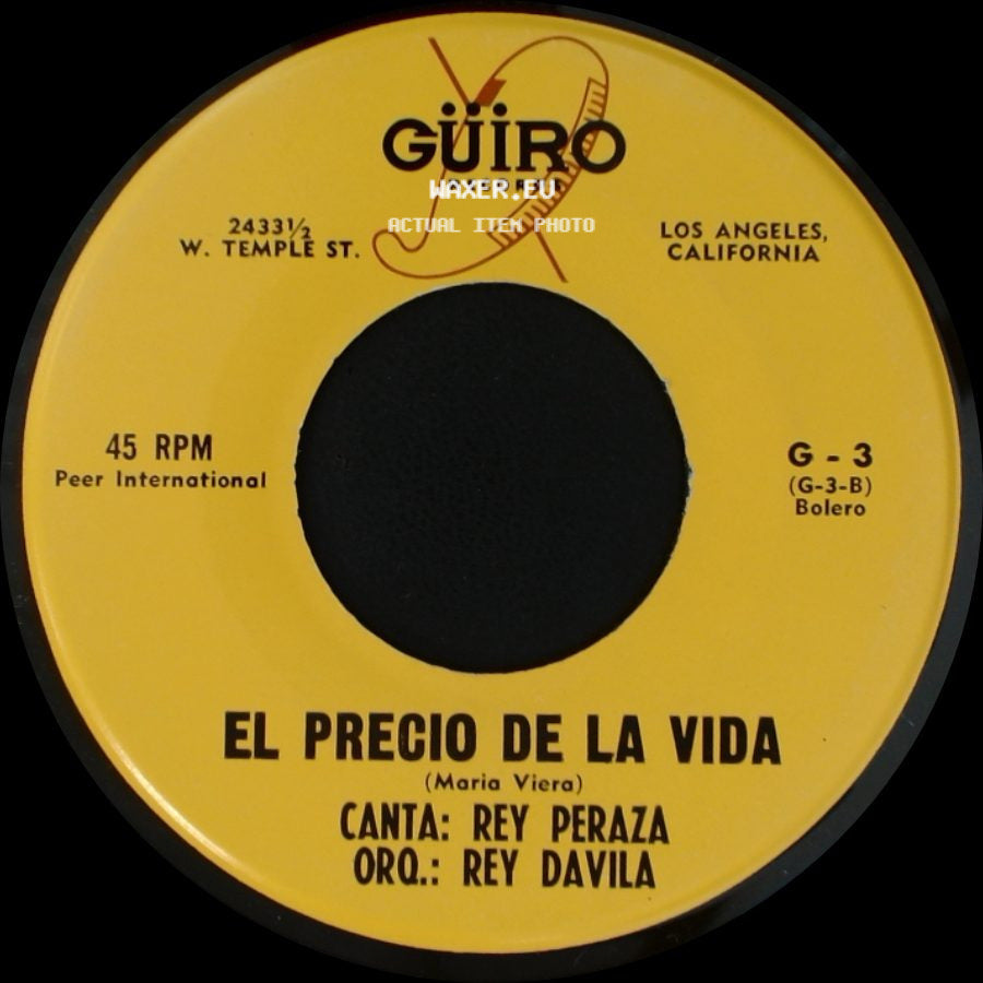 Rey Peraza - El Precio De La Vida / Culiacan side A