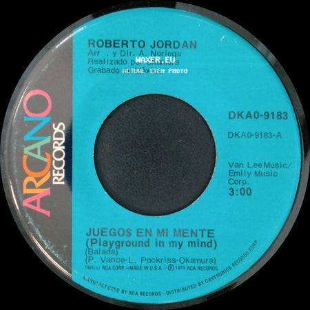 Roberto Jordan - Juegos En Mi Mente (Playground In My Mind) / July side A