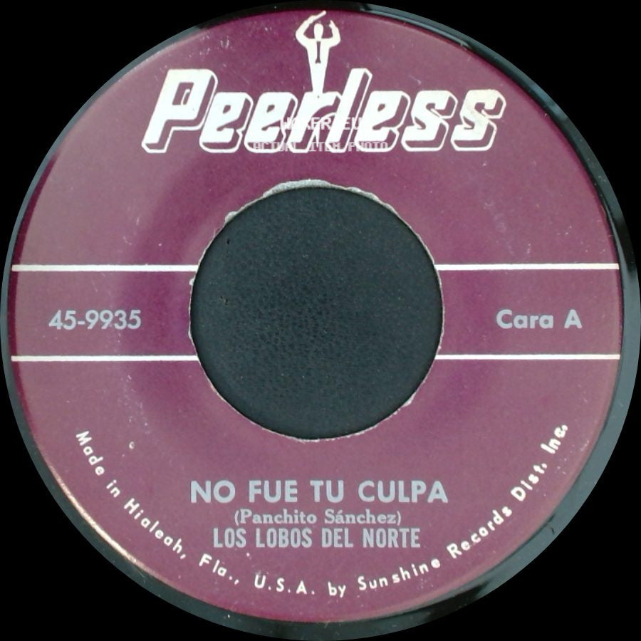 Los Lobos Del Norte - No Fue Tu Culpa / Y Sin Embargo side A