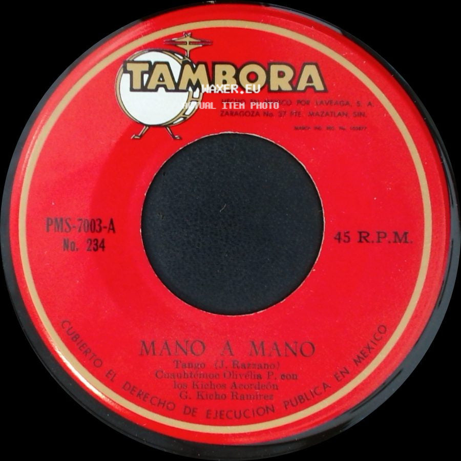 Chaubetimeo Olvidia P. Con Los Kichos Acordeón G. Kicho Ramirez / Cuauhtémoc Olivella P. Con Los Kichos Acordeón G. Kicho Ramirez - Mano A Mano / Noche De Reyes side A