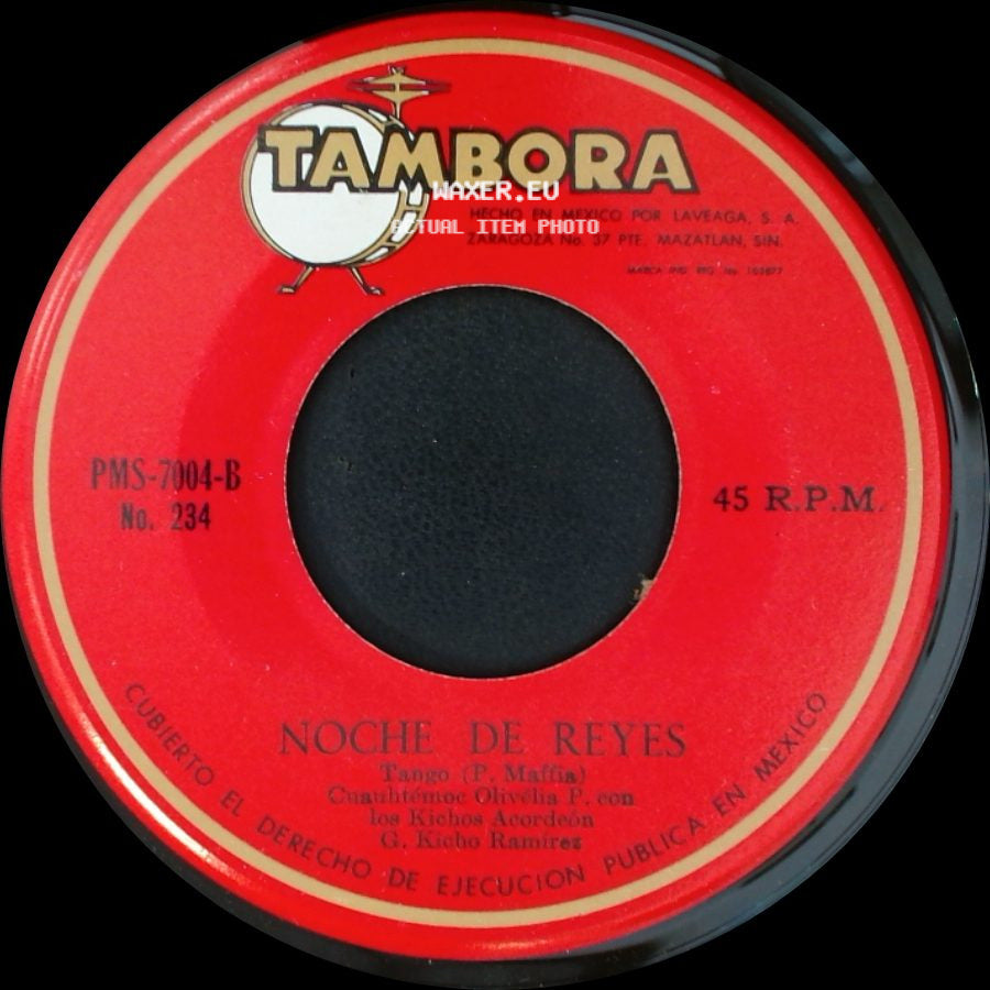 Chaubetimeo Olvidia P. Con Los Kichos Acordeón G. Kicho Ramirez / Cuauhtémoc Olivella P. Con Los Kichos Acordeón G. Kicho Ramirez - Mano A Mano / Noche De Reyes side B