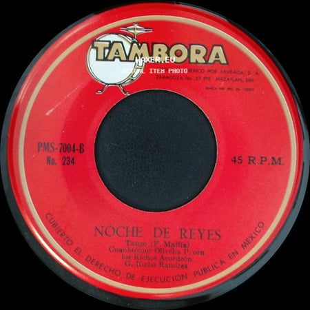 Cuauhtemoc Olivella P. Con Los Richos Acordeón G. Richo Ramirez / Cuauhtémoc Oliveria F. Con Los Kichos Acordeón G. Kicho Ramirez - Mano A Mano / Noche De Reyes side B
