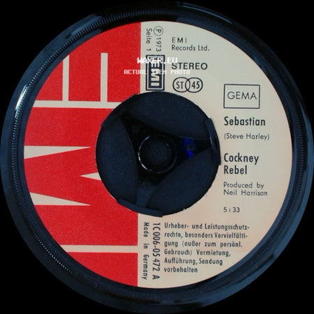 Cockney Rebel - Sebastian / Rock And Roll Parade side A
