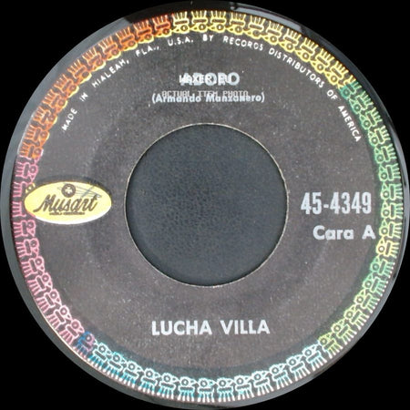 Lucha Villa - Adoro / Nuestras Mentiras side A