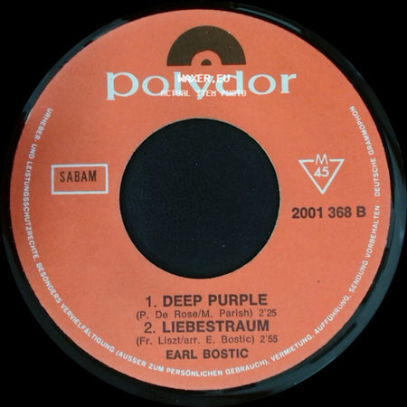 Earl Bostic - Unknown Title A / Flamingo side A