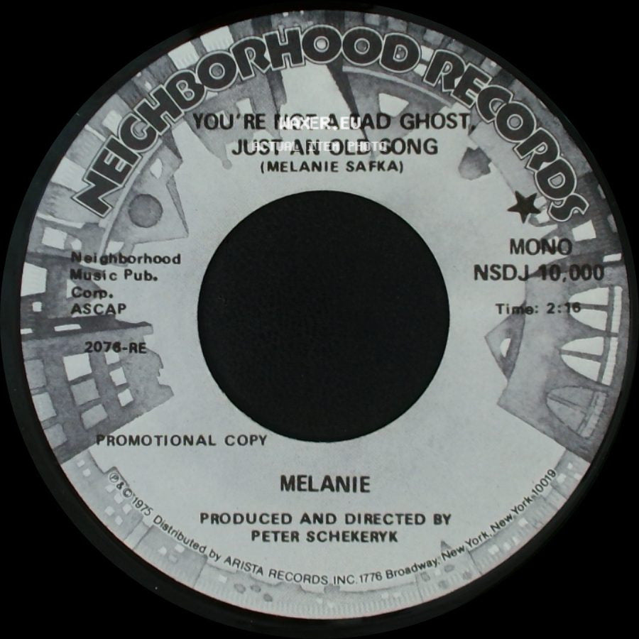Melanie - You're Not A Bad Ghost, Just An Old Song / You're Not A Bad Ghost, Just An Old Song side A