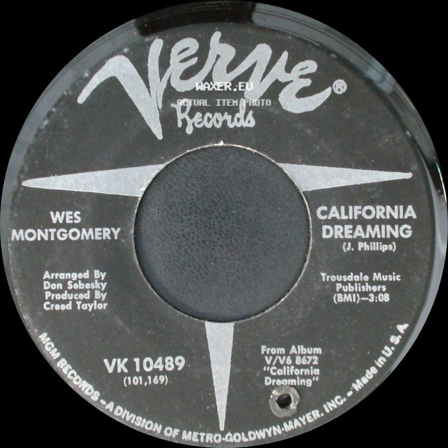 Wes Montgomery - California Dreaming / Mr. Walker side A