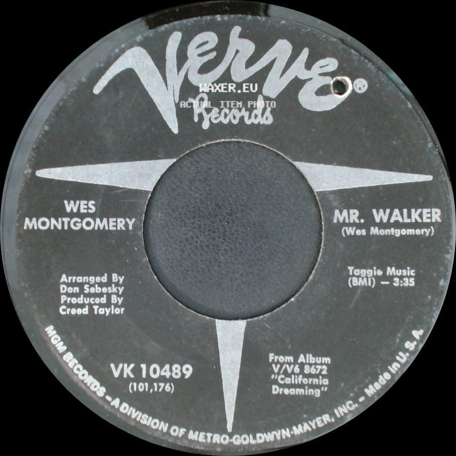 Wes Montgomery - California Dreaming / Mr. Walker side B