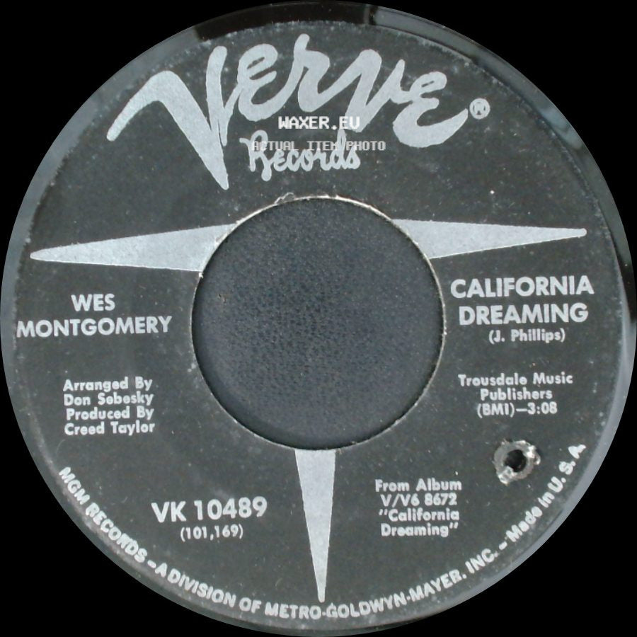 Wes Montgomery - California Dreaming / Mr. Walker side A